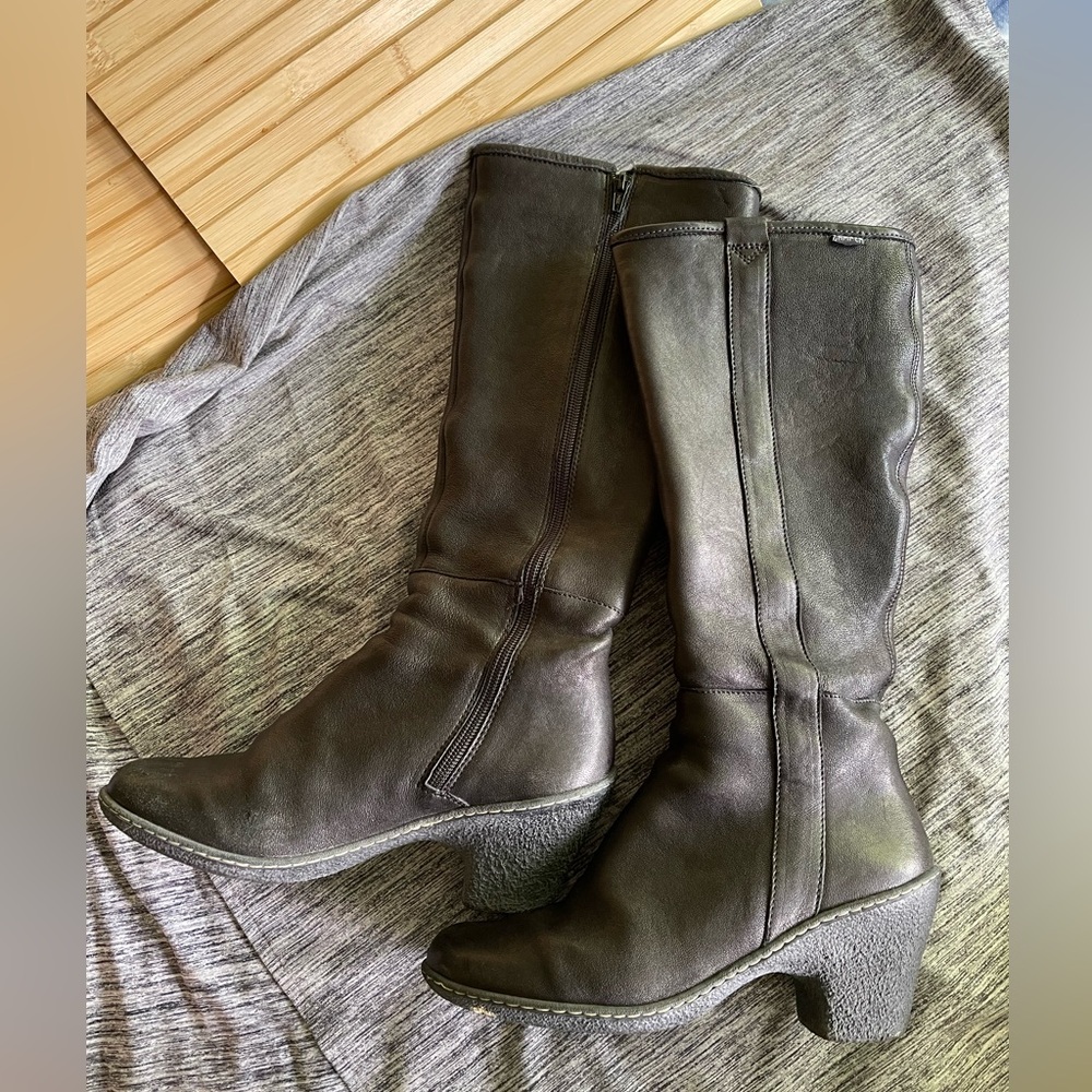 Camper leather high boots